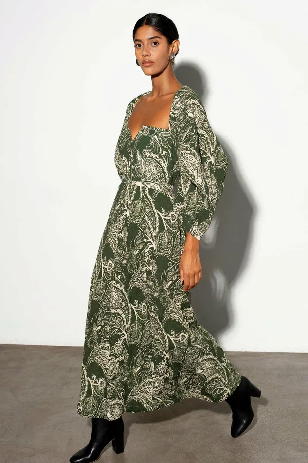 Shop Dresses Mara Hoffman Violeta Dress Green Shop Dresses Mara Hoffman Violeta Dress Green