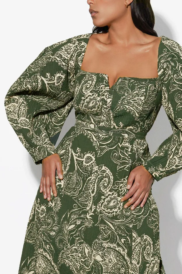 Shop Dresses Mara Hoffman Violeta Dress Green Shop Dresses Mara Hoffman Violeta Dress Green