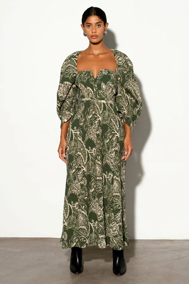 Shop Dresses Mara Hoffman Violeta Dress Green Shop Dresses Mara Hoffman Violeta Dress Green