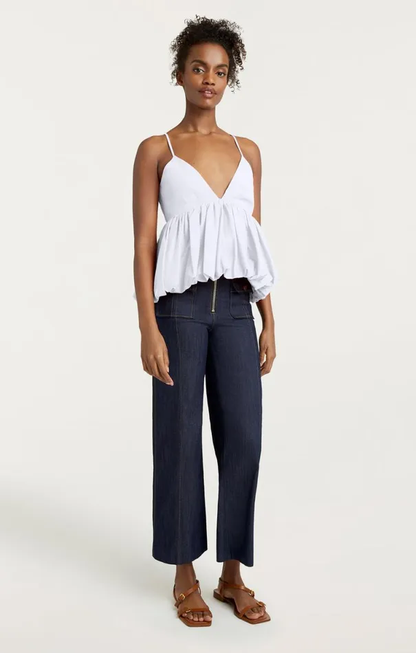 Shop Effie Top White Cinq Sept Tank Tops and Camisoles