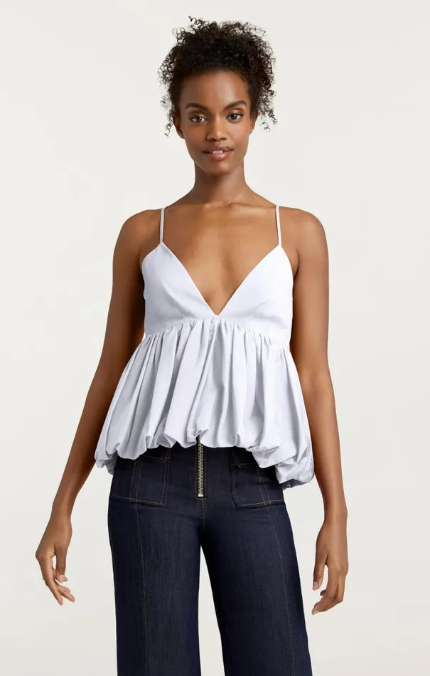 Shop Effie Top White Cinq Sept Tank Tops and Camisoles