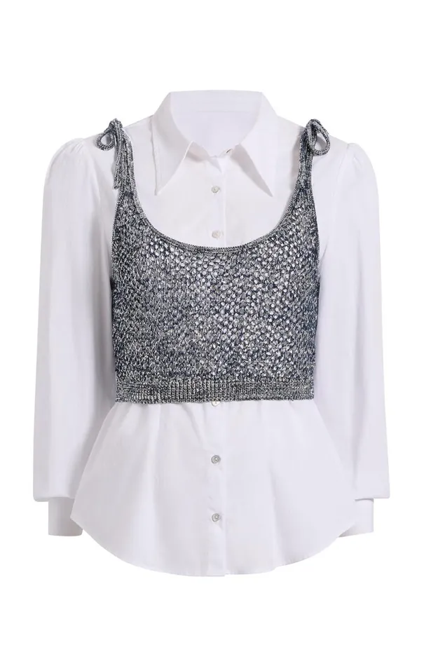 Shop Elodie Top Navywhite Cinq Sept Long Sleeve Tops
