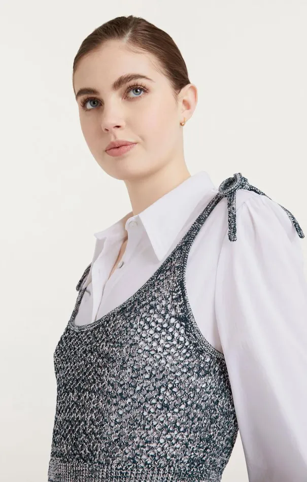 Shop Elodie Top Navywhite Cinq Sept Long Sleeve Tops