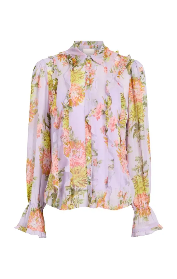 Shop Estelle Top Lilac Multi Cinq Sept Long Sleeve Tops