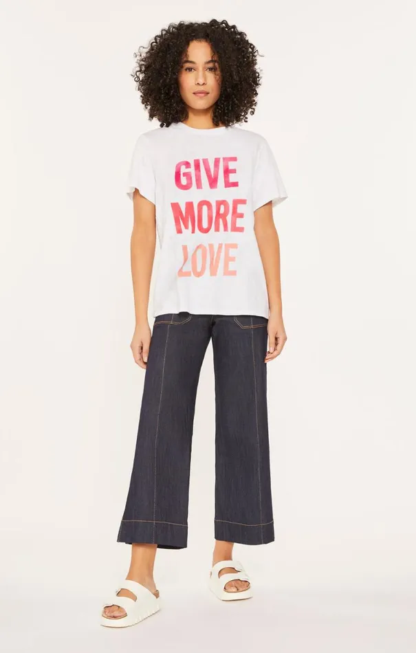 Shop Give More Love Tee White Multi Cinq Sept Tees
