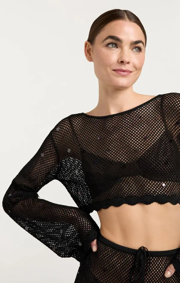 Shop Haven Top Black Cinq Sept Long Sleeve Tops