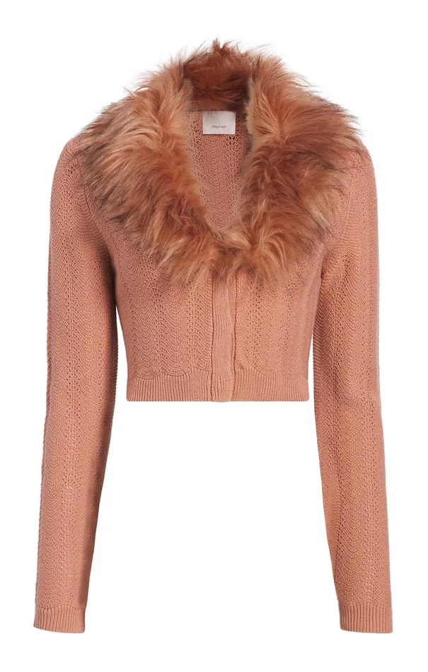 Shop Isa Cardigan Blusher Cinq Sept Long Sleeve Tops
