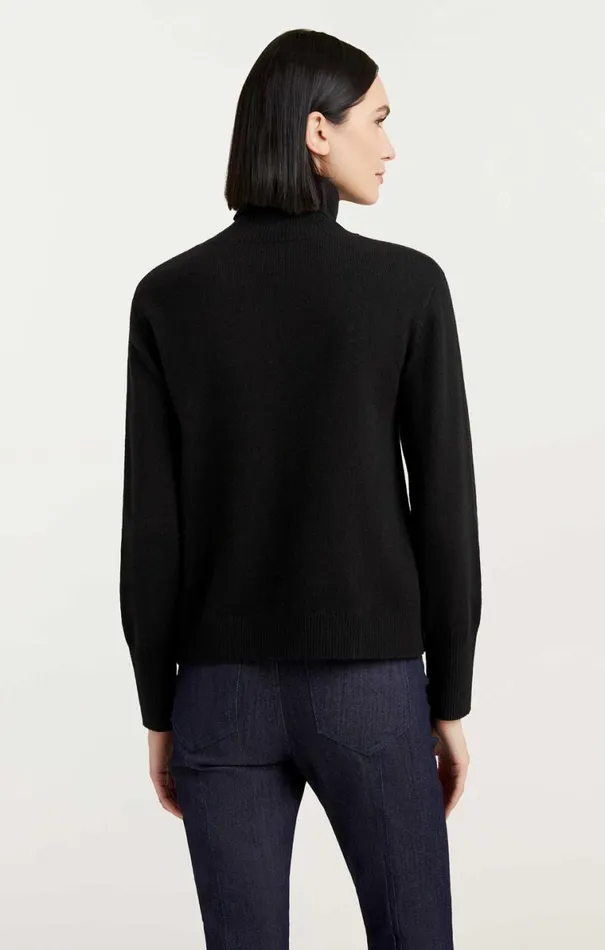 Shop J039aime Tout Le Monde Turtleneck Blackwhite Cinq Sept Long Sleeve Tops