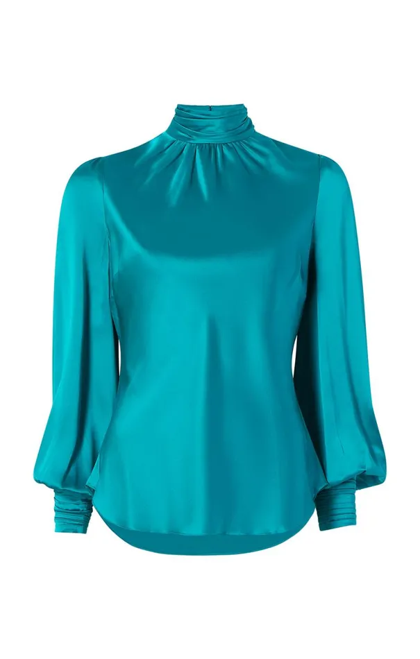 Shop Jem Top Blue Jade Cinq Sept Long Sleeve Tops