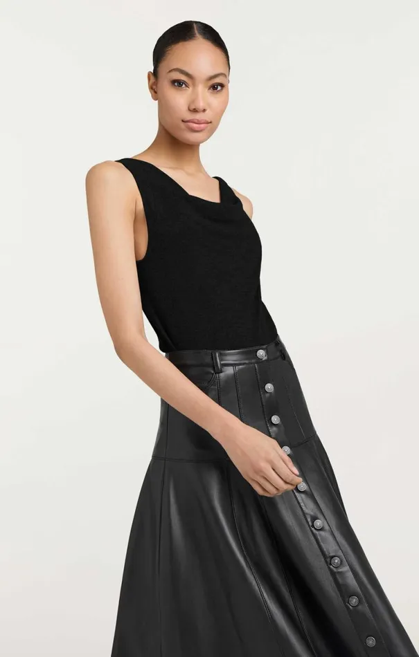 Shop Karly Top Black Cinq Sept Tank Tops and Camisoles
