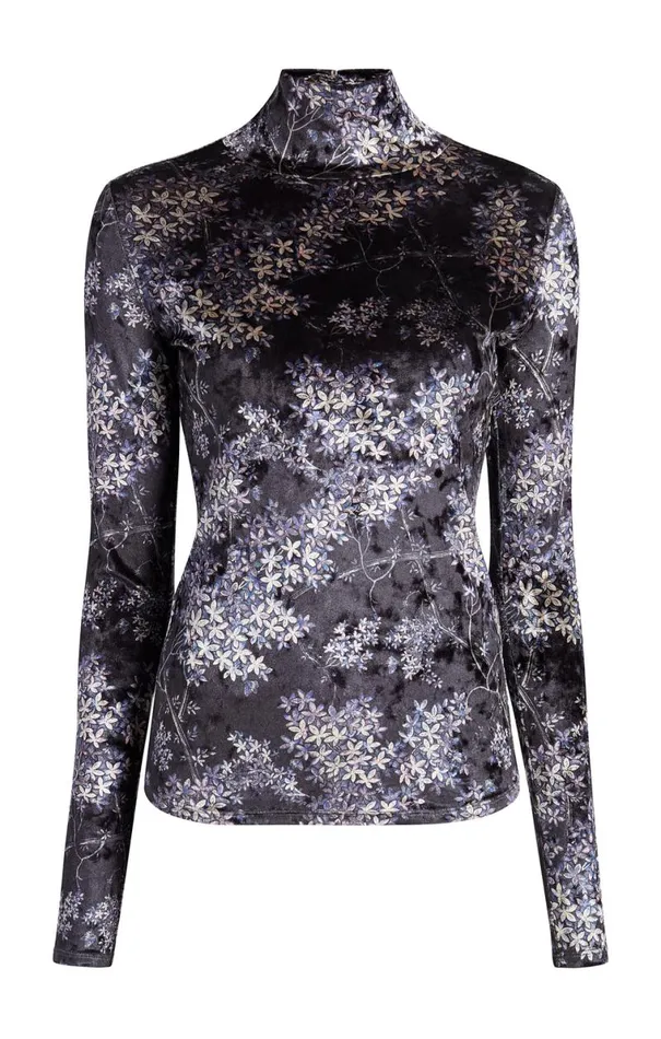 Shop Kiara Top Black Multi Cinq Sept Long Sleeve Tops