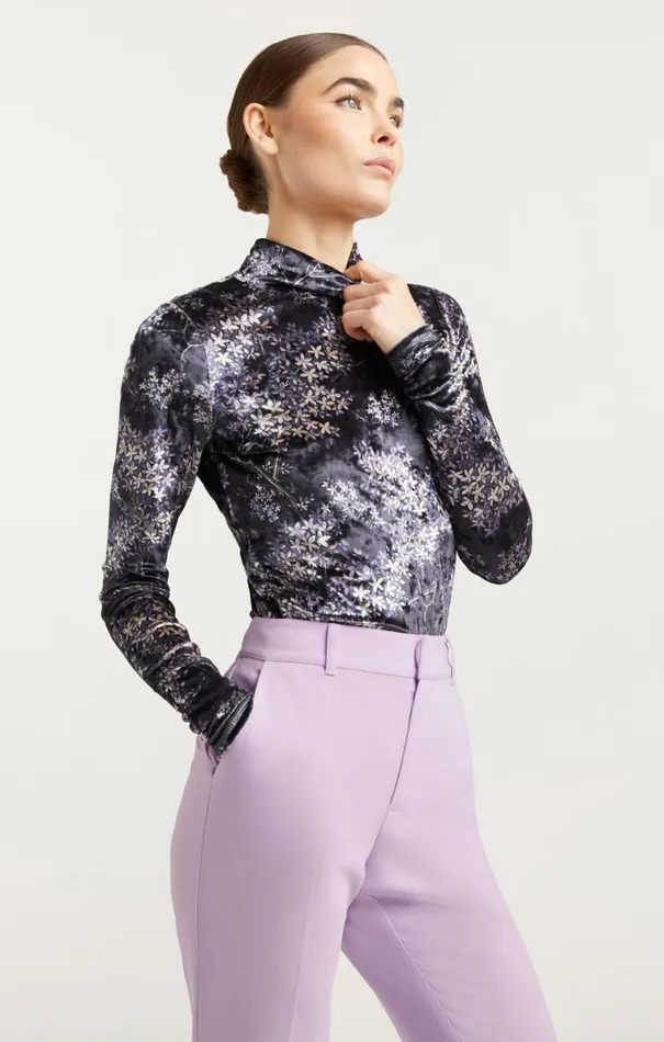 Shop Kiara Top Black Multi Cinq Sept Long Sleeve Tops