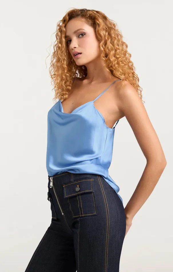 Shop Marta Cami French Blue Cinq Sept Tank Tops and Camisoles