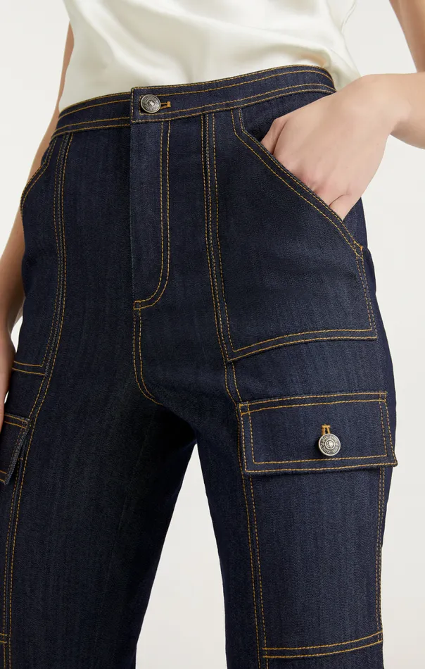 Shop Maurice Pant Indigo Cinq Sept Pants