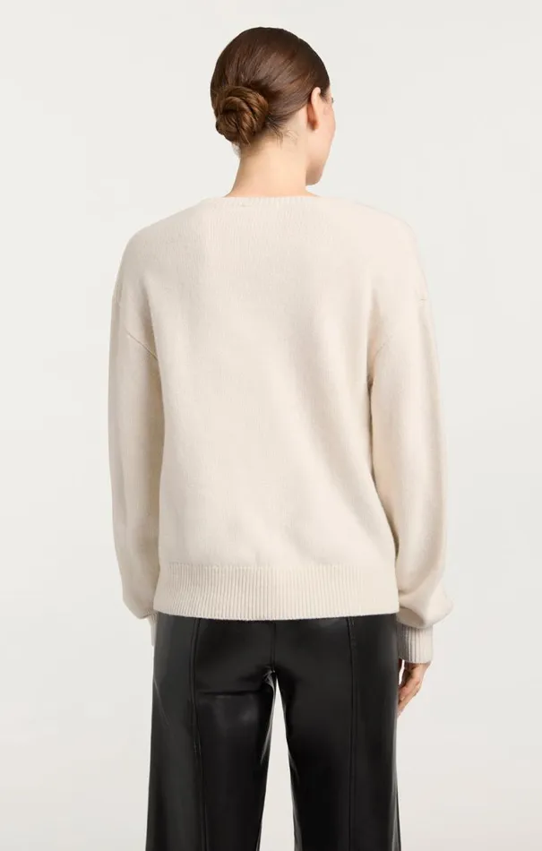 Shop Maybelline Pullover Ivorysilver Cinq Sept Sweaters and Knits