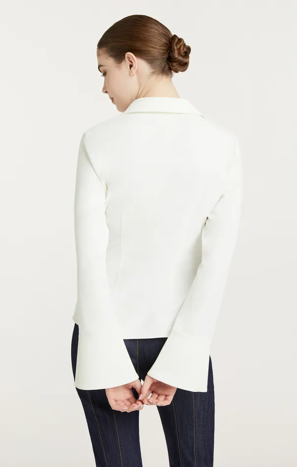 Shop Mckenna Top Ivory Cinq Sept Long Sleeve Tops