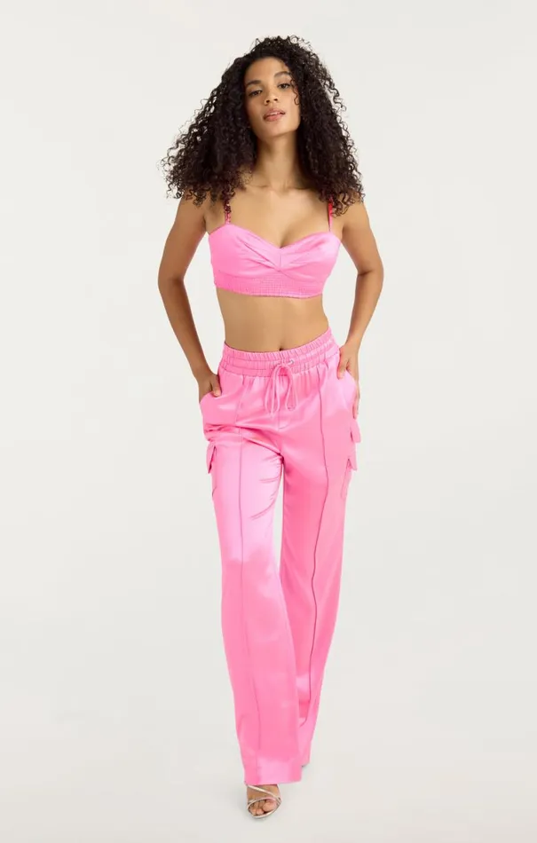 Shop Nikola Top Electric Pink Cinq Sept Tank Tops and Camisoles