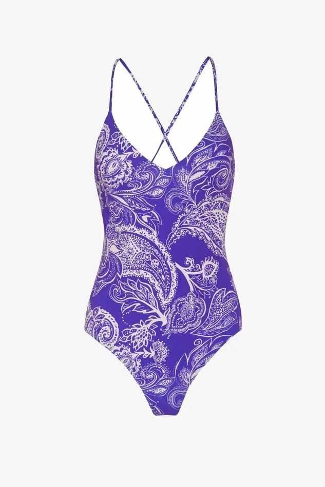 Shop One Pieces Mara Hoffman Emma One Piece Purple