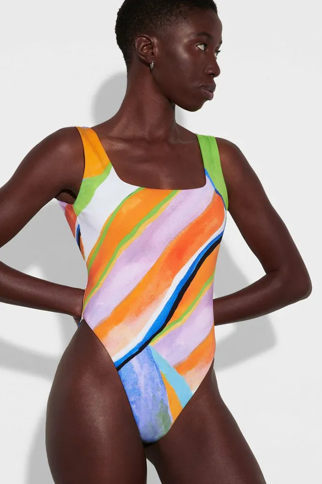 Shop One Pieces Mara Hoffman Idalia One Piece Multi Shop One Pieces Mara Hoffman Idalia One Piece Multi