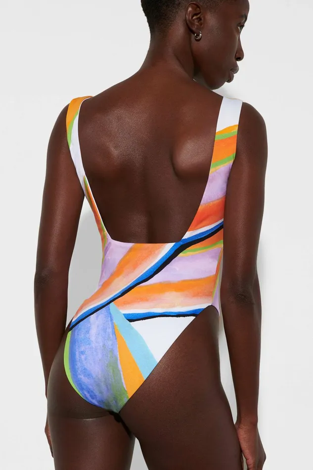 Shop One Pieces Mara Hoffman Idalia One Piece Multi Shop One Pieces Mara Hoffman Idalia One Piece Multi