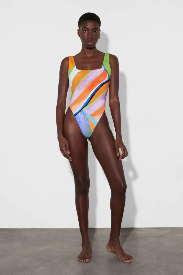 Shop One Pieces Mara Hoffman Idalia One Piece Multi Shop One Pieces Mara Hoffman Idalia One Piece Multi