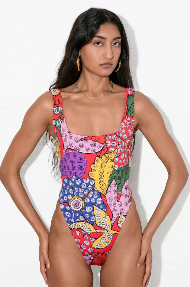 Shop One Pieces Mara Hoffman Idalia One Piece Red Shop One Pieces Mara Hoffman Idalia One Piece Red