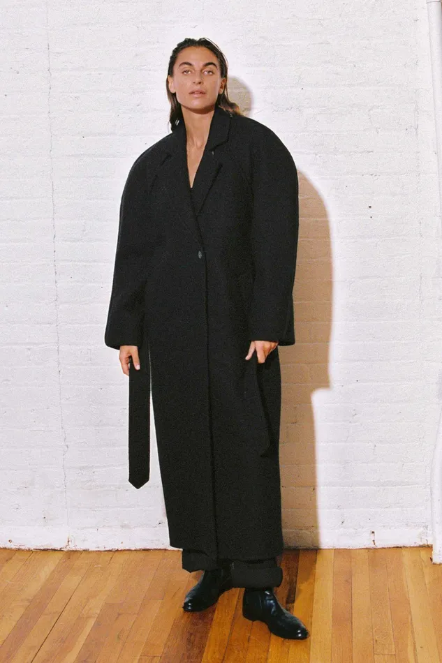 Shop Outerwear Mara Hoffman Rafaella Coat Black Shop Outerwear Mara Hoffman Rafaella Coat Black