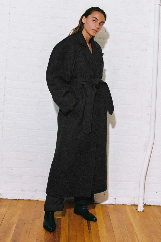 Shop Outerwear Mara Hoffman Rafaella Coat Black Shop Outerwear Mara Hoffman Rafaella Coat Black
