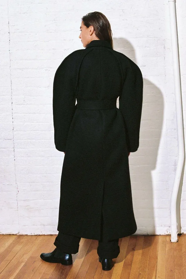 Shop Outerwear Mara Hoffman Rafaella Coat Black Shop Outerwear Mara Hoffman Rafaella Coat Black