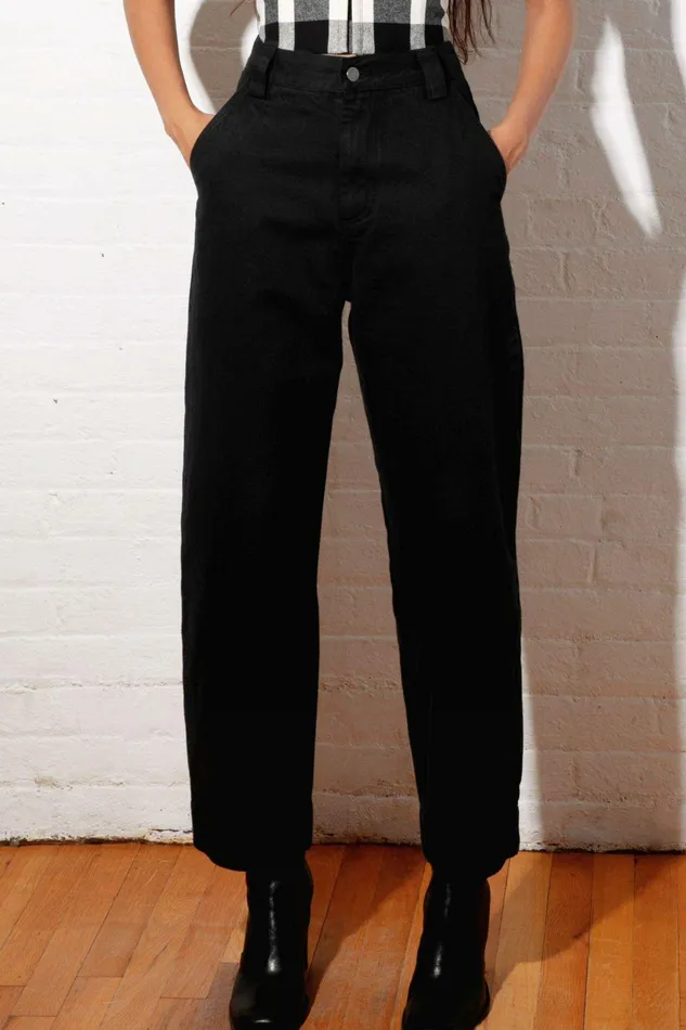 Shop Pants Mara Hoffman Gia Pant Black Shop Pants Mara Hoffman Gia Pant Black