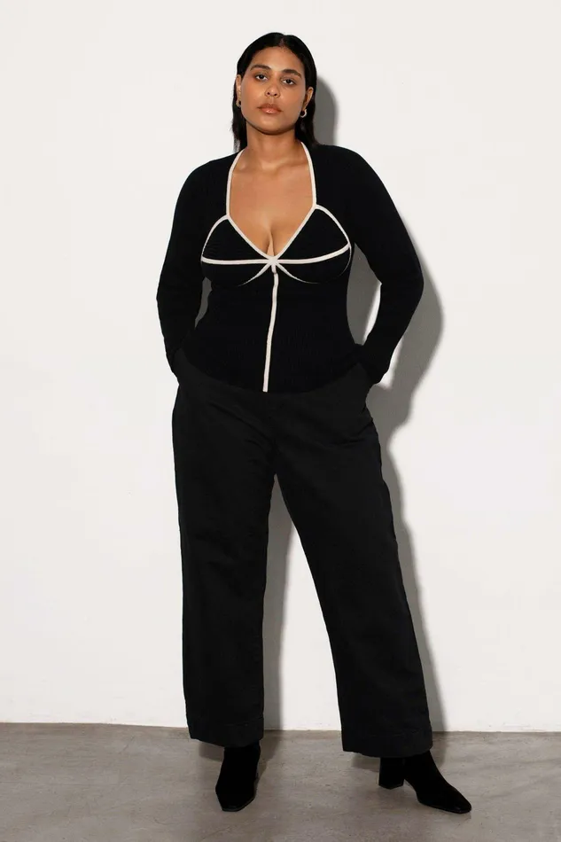 Shop Pants Mara Hoffman Gia Pant Black Shop Pants Mara Hoffman Gia Pant Black