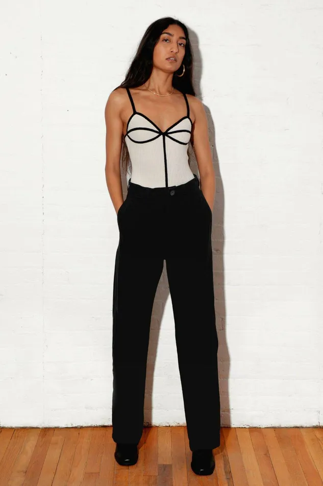Shop Pants Mara Hoffman Gia Pant Black Shop Pants Mara Hoffman Gia Pant Black