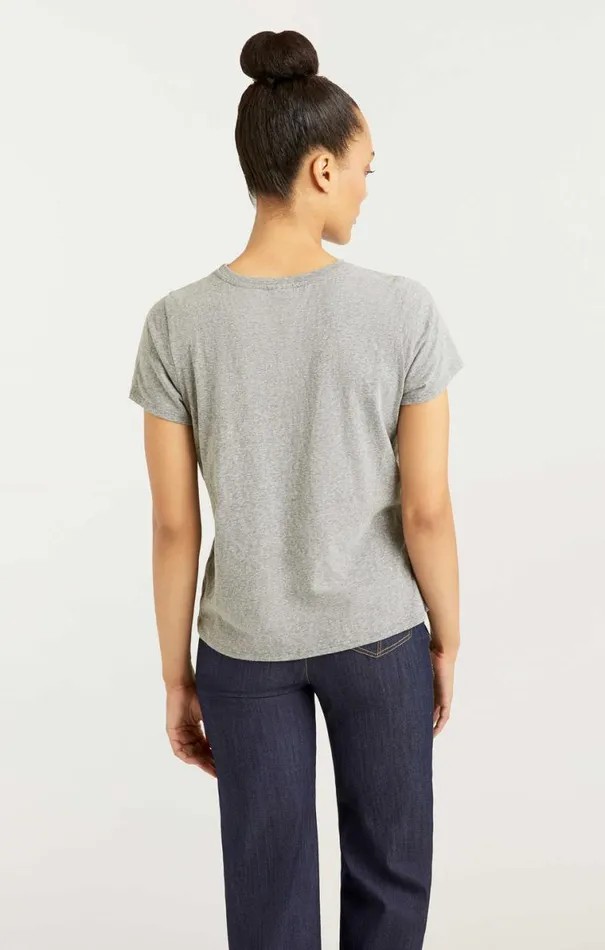 Shop Paris New York Tee Heather Greyblack Cinq Sept Tees