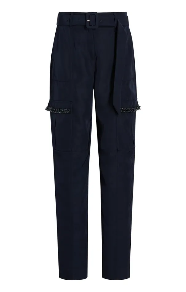 Shop Porsha Pant Navy Cinq Sept Pants