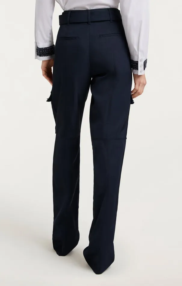 Shop Porsha Pant Navy Cinq Sept Pants