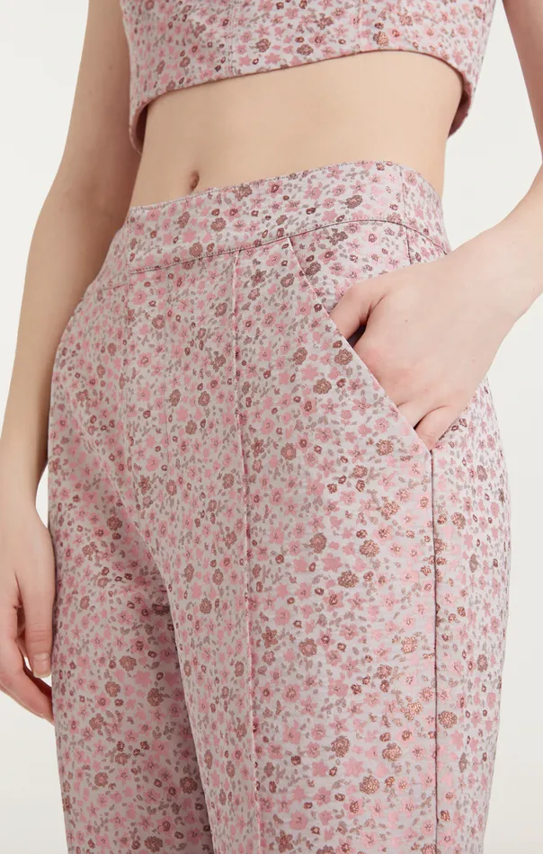 Shop Porter Pant Pale Rose Multi Cinq Sept Pants