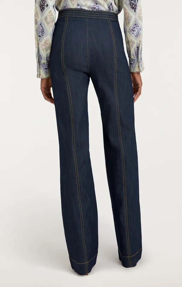 Shop Rosalind Pant Indigo Cinq Sept Pants