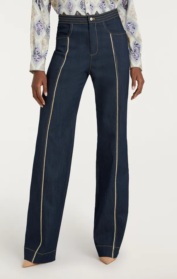 Shop Rosalind Pant Indigo Cinq Sept Pants