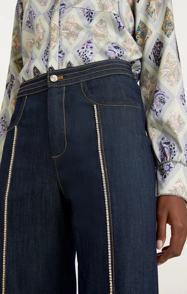 Shop Rosalind Pant Indigo Cinq Sept Pants