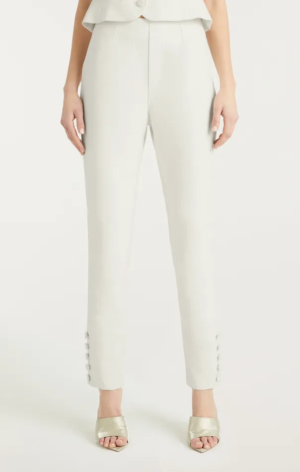 Shop Rowena Pant Ivory Cinq Sept Pants