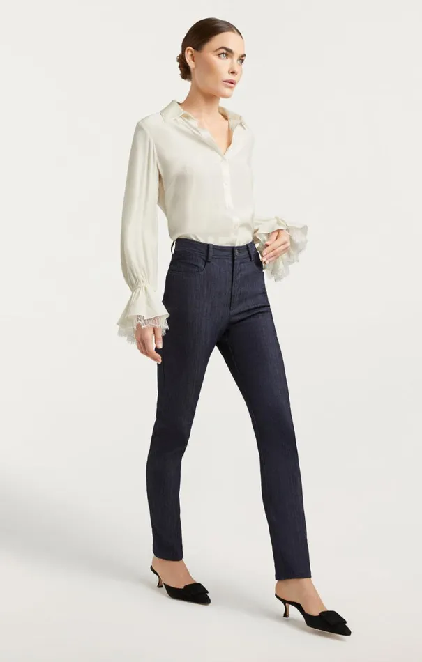 Shop Roxie Top Ivoryivory Cinq Sept Long Sleeve Tops