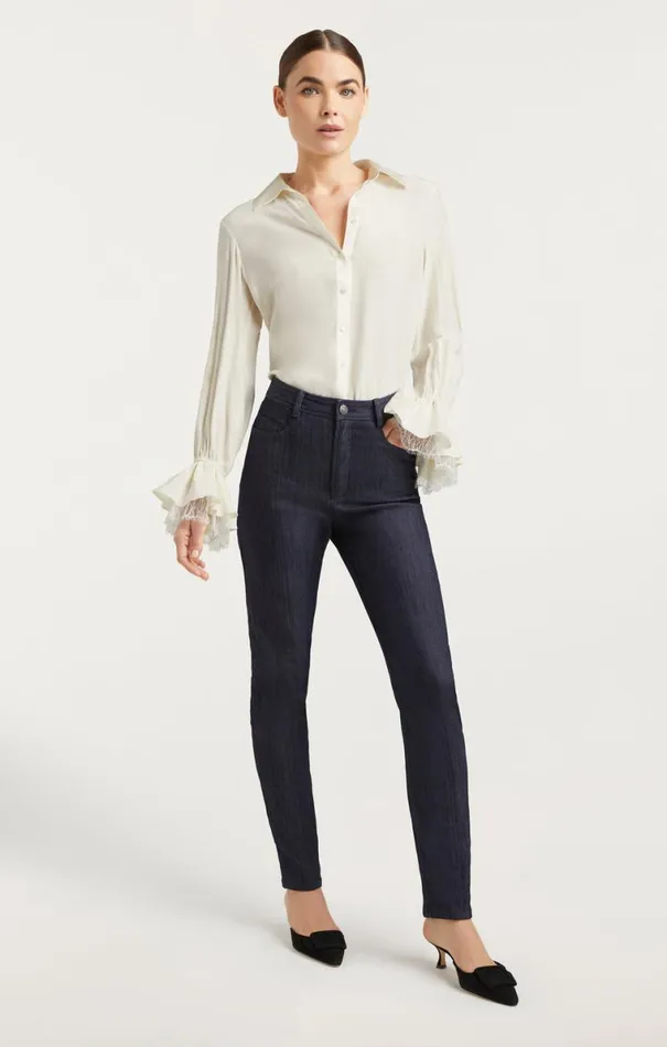 Shop Roxie Top Ivoryivory Cinq Sept Long Sleeve Tops