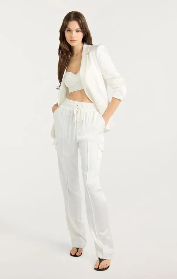 Shop Sarie Pant Ivory Cinq Sept Pants