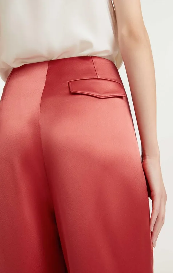 Shop Satin Ruthy Pant Sumac Cinq Sept Pants