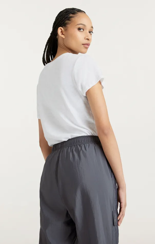 Shop Shrunken Oui Oui Tee Whiteblack Cinq Sept Tees