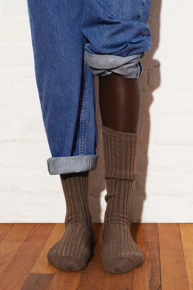 Shop Sweaters and Knits Mara Hoffman Ashton Sock Brown Shop Sweaters and Knits Mara Hoffman Ashton Sock Brown