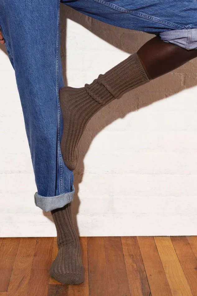 Shop Sweaters and Knits Mara Hoffman Ashton Sock Brown Shop Sweaters and Knits Mara Hoffman Ashton Sock Brown