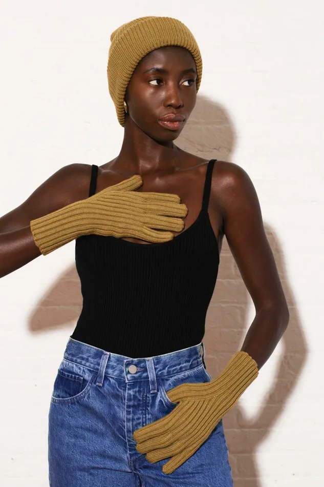 Shop Sweaters and Knits Mara Hoffman Rene Glove Brown Shop Sweaters and Knits Mara Hoffman Rene Glove Brown