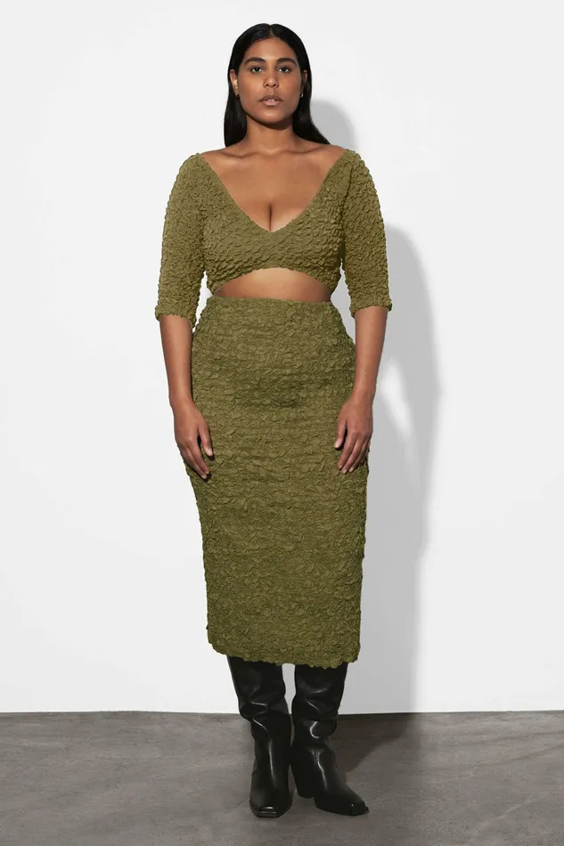 Shop Tops Mara Hoffman Aja Top Green Shop Tops Mara Hoffman Aja Top Green