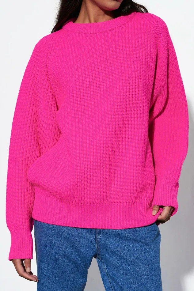 Shop Tops Mara Hoffman Andi Sweater Pink Shop Tops Mara Hoffman Andi Sweater Pink